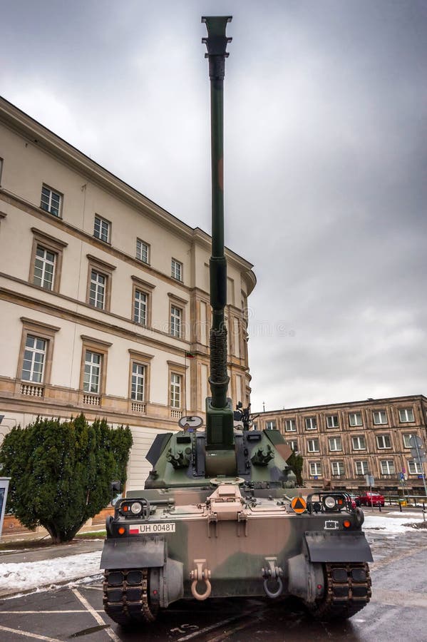 Obusier automoteur Krab de 155 mm photos libres de droits