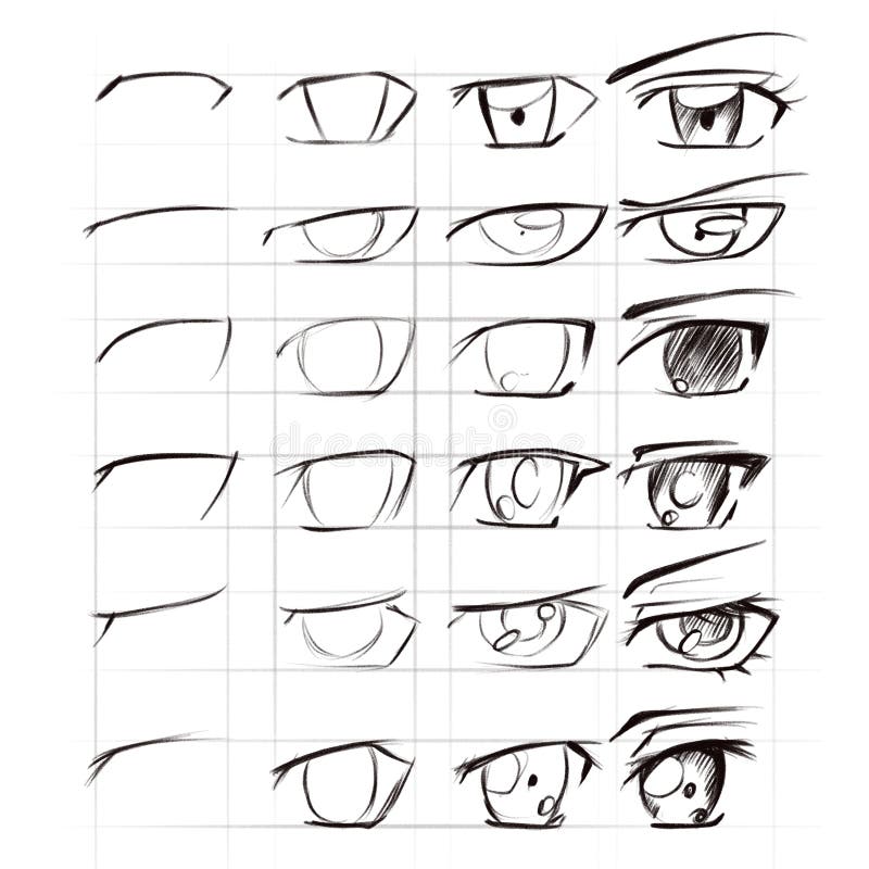 2 Easy Ways to Draw Anime Eyes | Step by Step Tutorial for Beginners -  YouTube-saigonsouth.com.vn