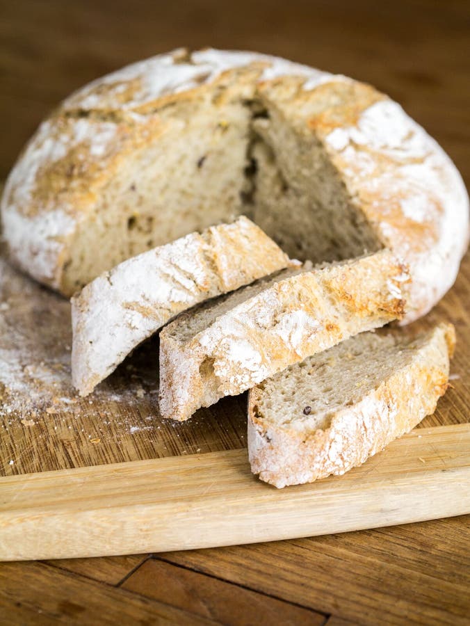 Loaf of fresh baked bread
