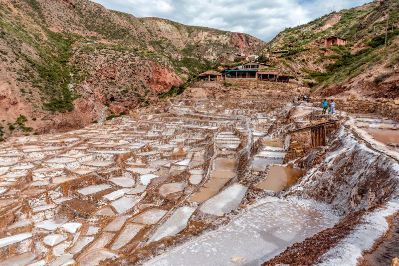 Artisan Salt Mine in Cusco, Peru Editorial Photography Image of