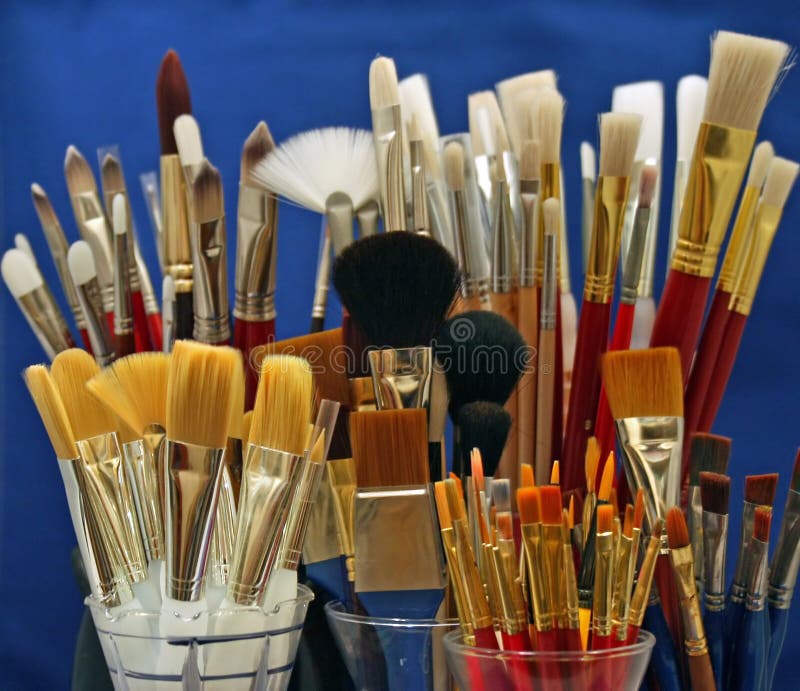 Paint Brushes stock image. Image of brushes, macro, tools 14729835