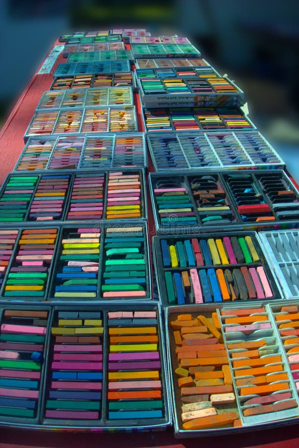 Artist Chalk stock photo. Image of chalk, colorful, vibrant 54600176