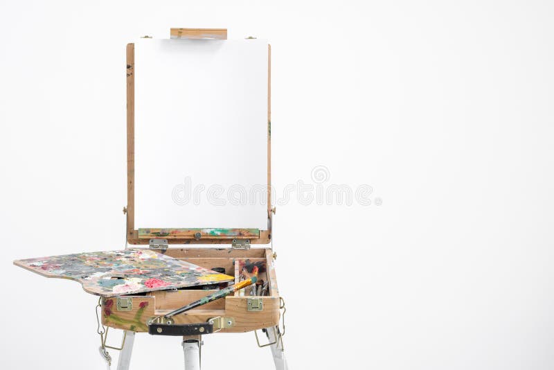 Young fingers artist at drawing easel Stock Photo by ©anrymoscow 96379940