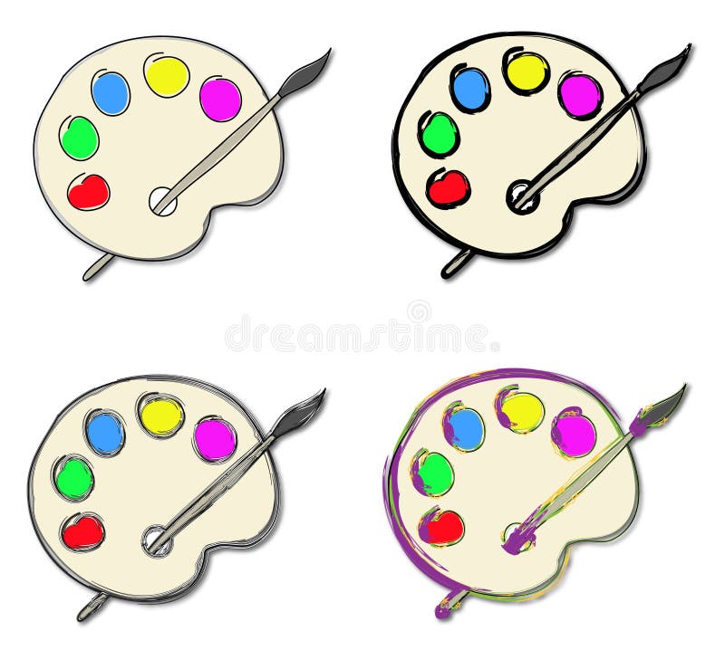 Painters Palette Stock Illustrations – 887 Painters Palette Stock  Illustrations, Vectors & Clipart - Dreamstime