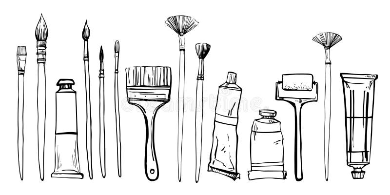 Artist Materials Stock Illustrations 746 Artist Materials