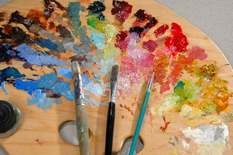 Artist's Palette with Brushes