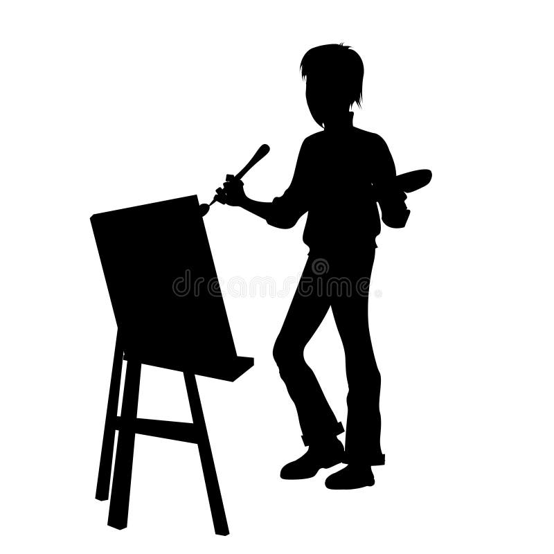 Artist Palette Silhouette Stock Illustrations 1 439 Artist