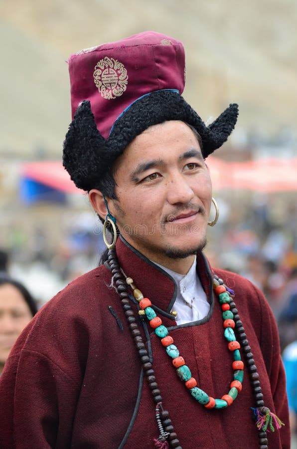 Artista sul festival dell'eredità di Ladakh immagine stock libera da diritti Artista sul festival dell'eredità di Ladakh immagine stock libera da diritti