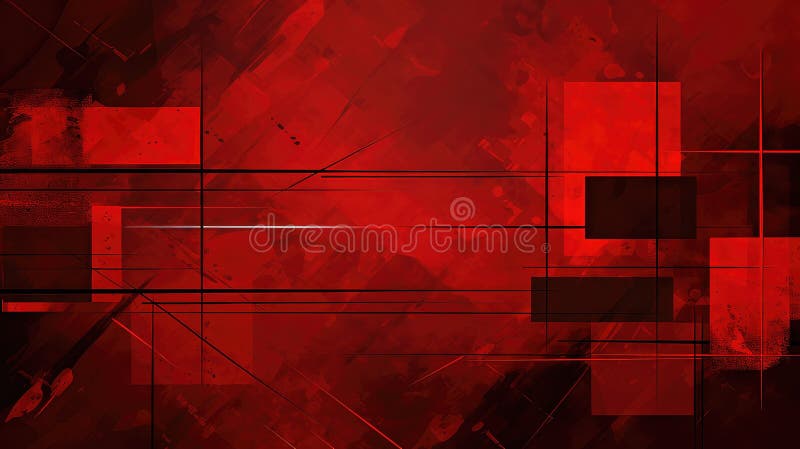 Artistic abstract red background stock illustration