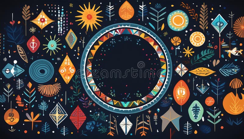 Vector abstract background art style bright shiny colors, geometric design stock illustration