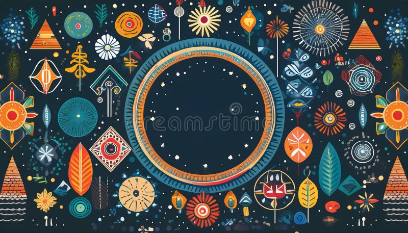 Vector abstract background art style bright shiny colors, geometric design royalty free illustration