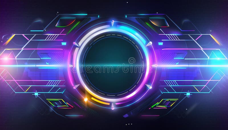 Vector abstract background art style bright shiny colors, geometric design vector illustration