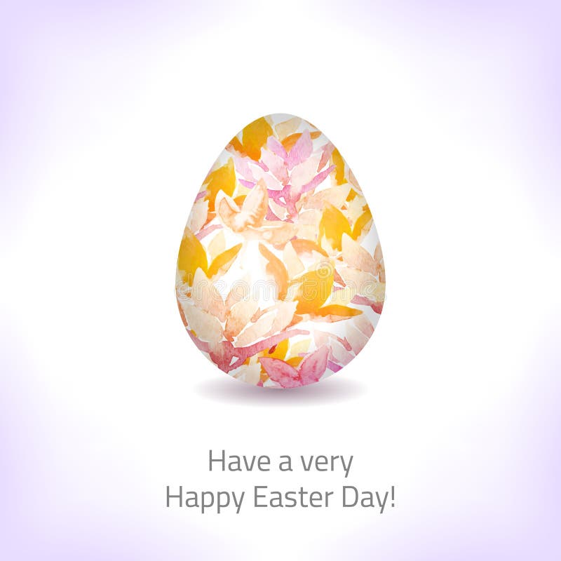 Artistic Easter card. vector illustration