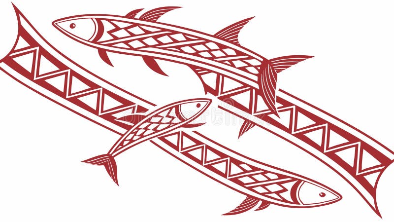 Artistic fish skeleton pattern, unique intricate design element, vector design Generative AI. An intriguing vector illustration showcasing an artistic pattern of interconnected fish skeletons. This unique design offers a blend of natural elements with a stylized, abstract twist. Ideal for marine biology themes, unconventional fashion prints, artistic backgrounds, or projects seeking an edgy yet organic aesthetic. Intriguing and detailed, vector design Generative AI