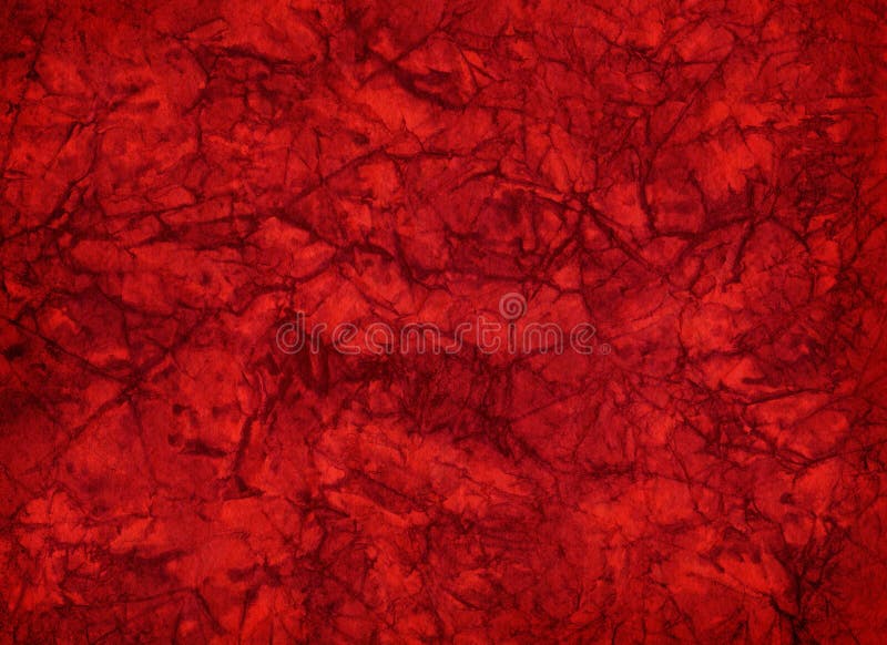 Artistic Hand Painted Red Paper Background Stock Illustration