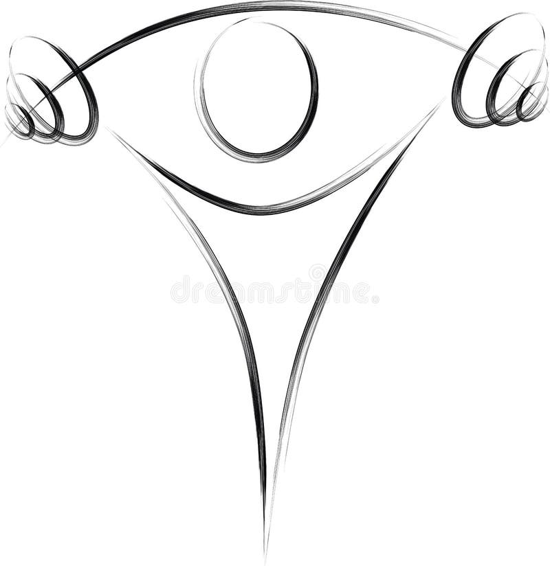Artistic logo gym