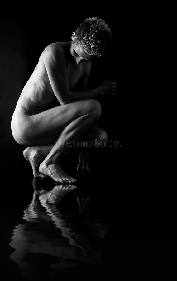 Artistic nude female body stock image. Image of brunette - 40374237