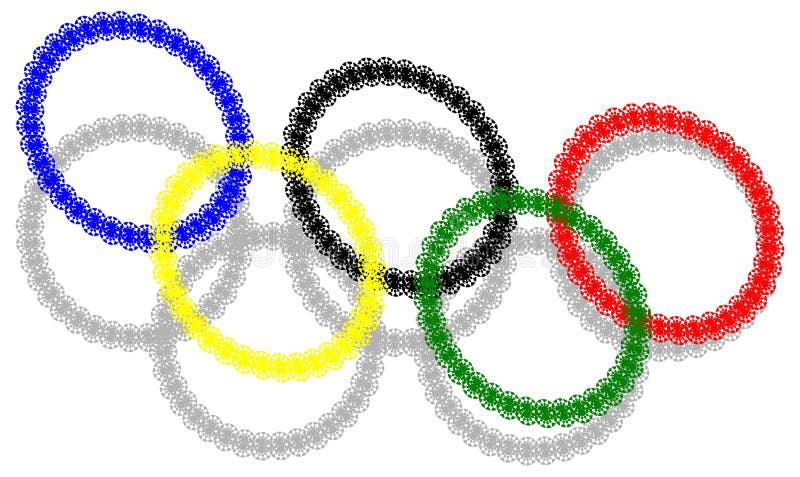 Earth with Olympic Rings and Tape.Banners.Vector Stock Vector -  Illustration of imagination, tape: 36971570
