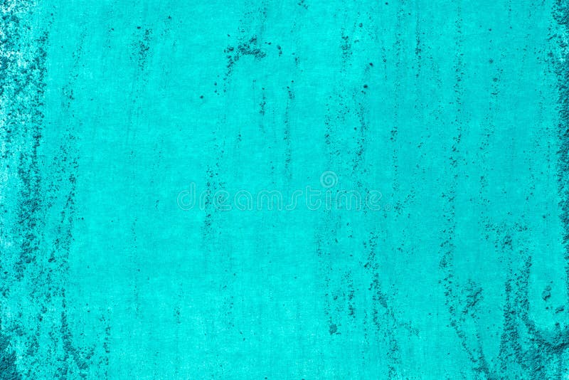 Artistic Turquoise Pastel on Paper Background Texture Stock Image