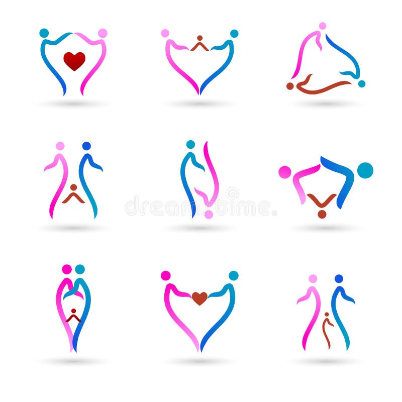 Artistic valentine card vector illustration