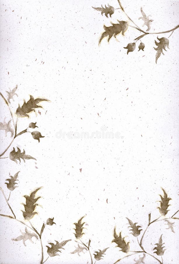 Artistieke bloemengrens en hoek vector illustratie Artistieke bloemengrens en hoek vector illustratie