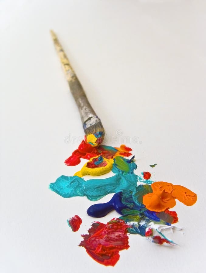 Artists paint brush