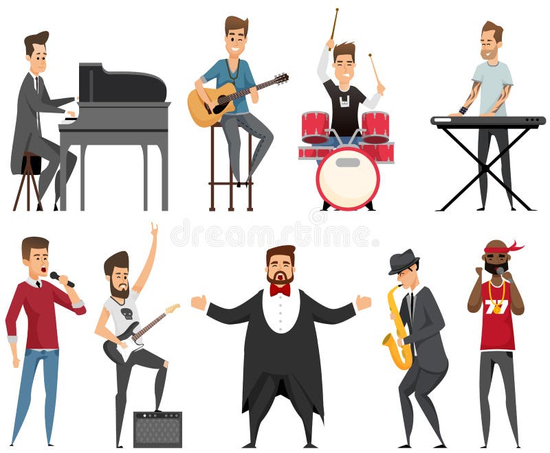 Classic Cartoon Musical Instruments Characters Stock Illustrations – 53  Classic Cartoon Musical Instruments Characters Stock Illustrations, Vectors  & Clipart - Dreamstime