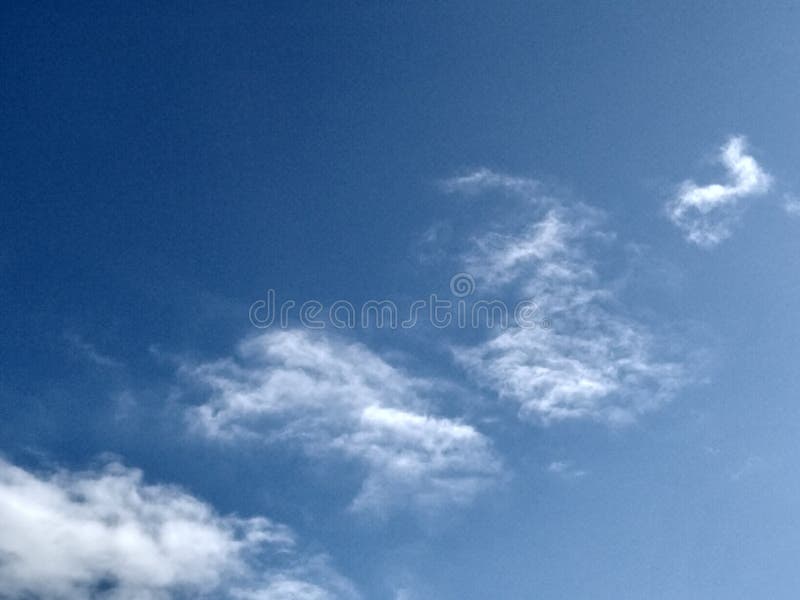 Artsy Surreal Unusual Nature Images of Sky Clouds stock image