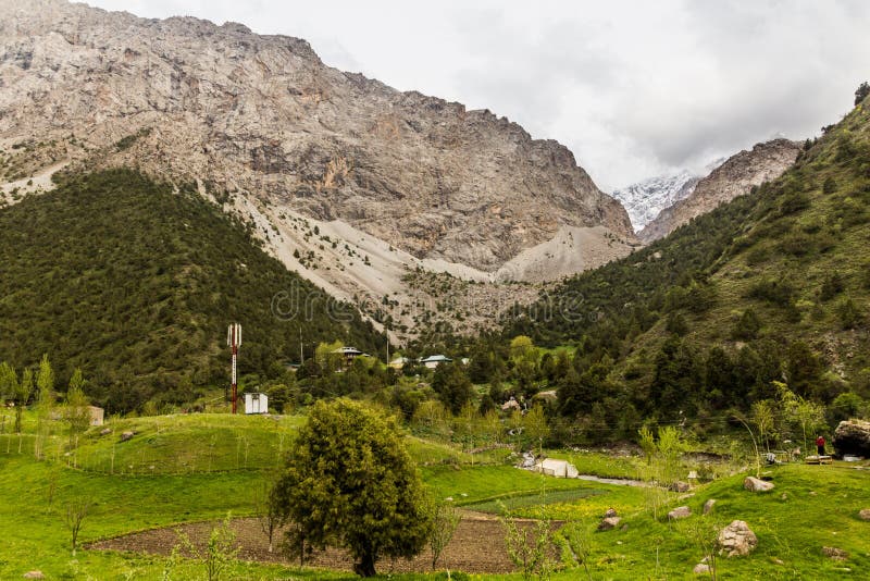 Artuch Alplager hut in Fann mountains, Tajikist