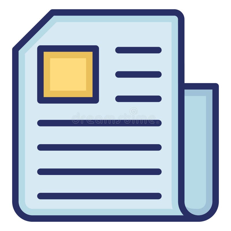 Article, blog Isolated Vector Icon Which can easily modify or edit. Article, blog Isolated Vector Icon Which can easily modify or edit