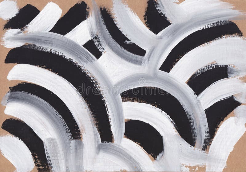 Artă abstractă alb-negru stock photography