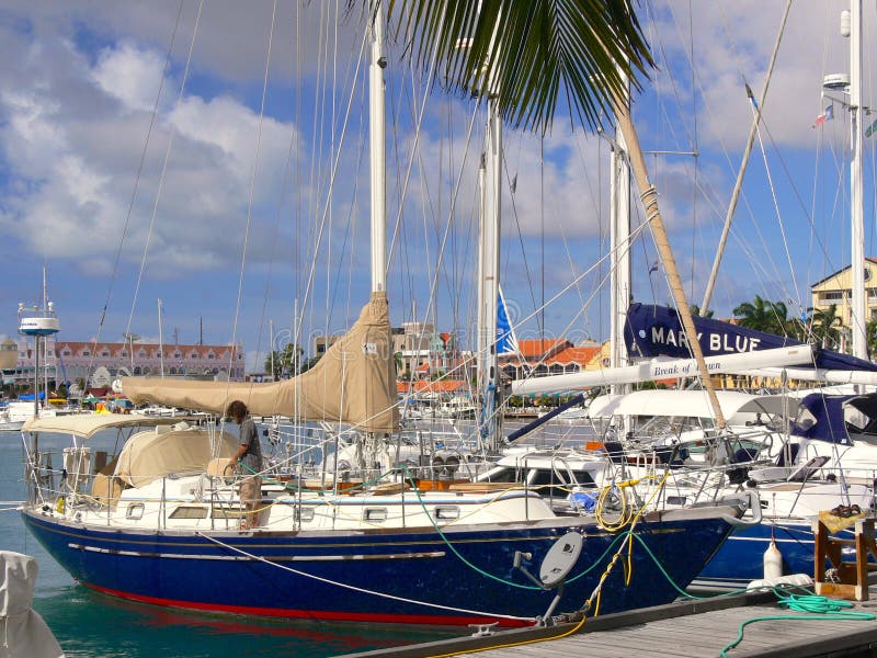 Aruba editorial photo. Image of yacht, aruba, sail, port 47324616