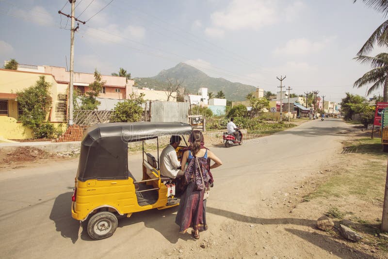 Arunachala, Tiruvannamalai/Tamil Nadu/Indien lizenzfreies stockbild Arunachala, Tiruvannamalai/Tamil Nadu/Indien lizenzfreies stockbild