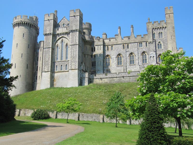 Arundel Castle, West Sussex, England. stock photo