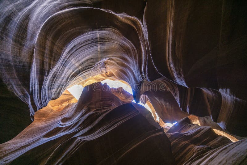 As gargantas do antílope, mais baixa garganta foto de stock