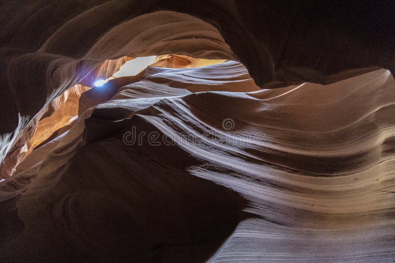 As gargantas do antílope, mais baixa garganta fotografia de stock royalty free