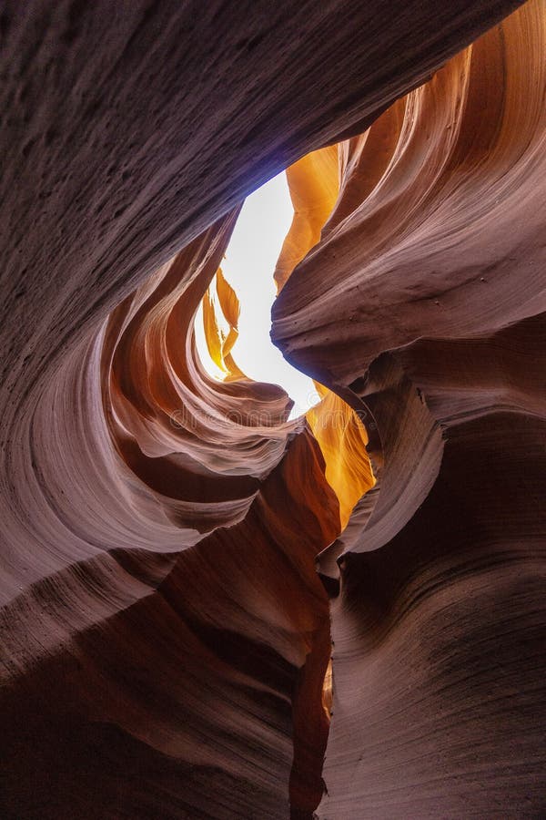 As gargantas do antílope, mais baixa garganta imagem de stock