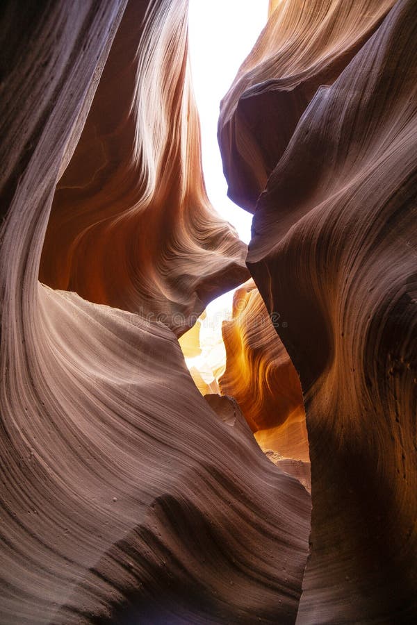 As gargantas do antílope, mais baixa garganta foto de stock
