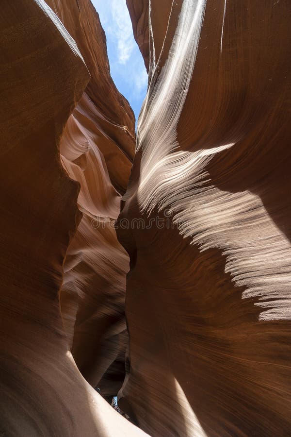 Os Cânions Antelope, cânion inferior imagens de stock royalty free