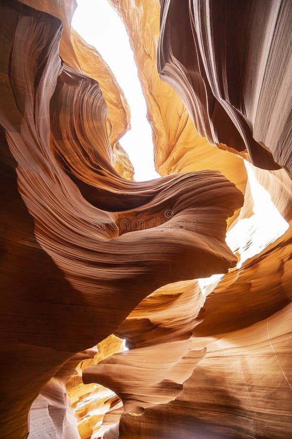 As gargantas do antílope, mais baixa garganta foto de stock