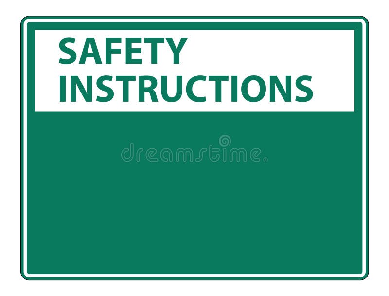 as instruções de segurança do símbolo assinam a etiqueta no fundo branco ilustração stock as instruções de segurança do símbolo assinam a etiqueta no fundo branco ilustração stock
