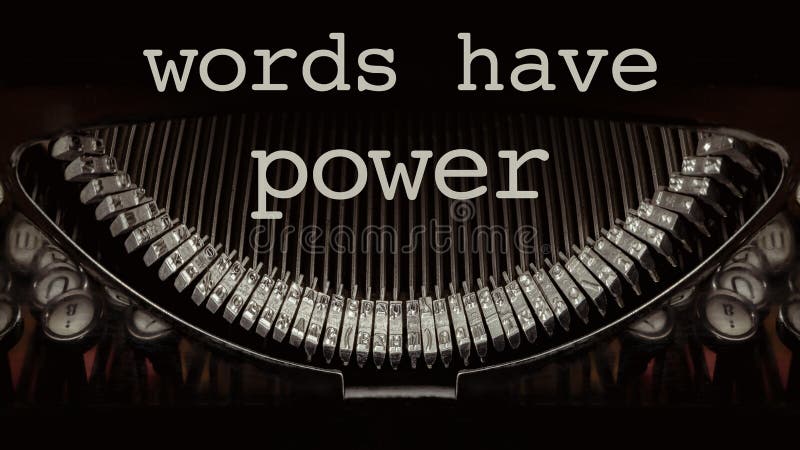 As palavras têm poder