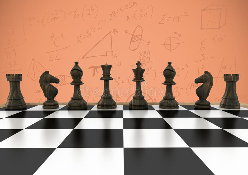 Empresários movendo peças de xadrez na estratégia de negociação de
