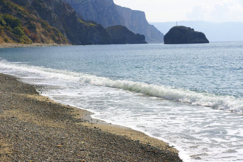 As praias da Crimeia fotos de stock royalty free