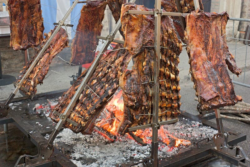 Asado argentino immagine stock Asado argentino immagine stock
