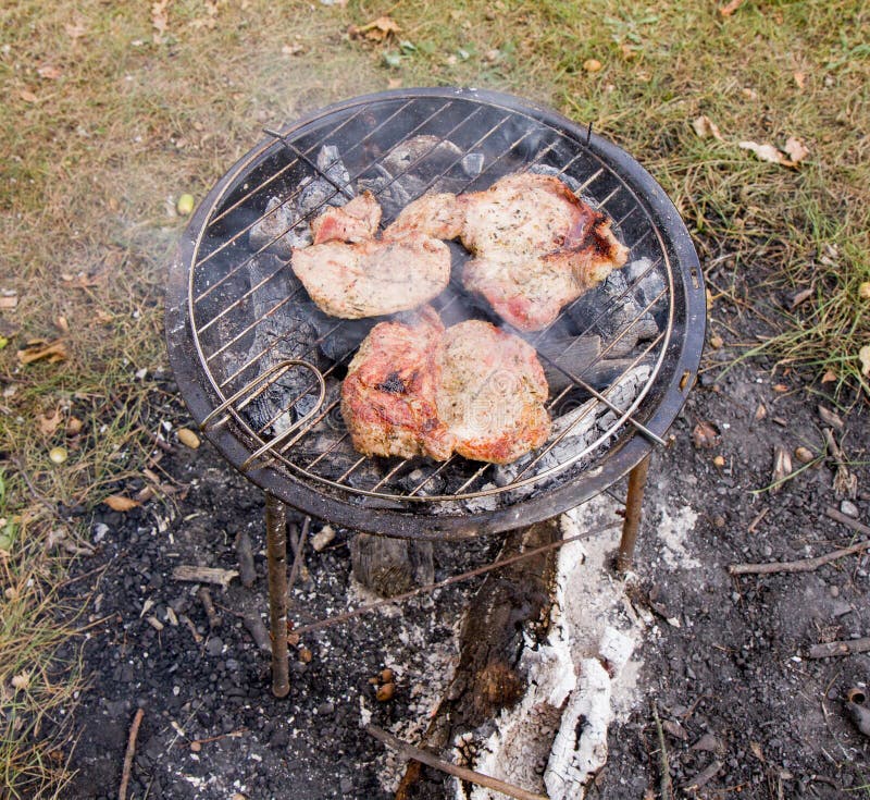 Asado a la parilla del filete de la tirada imagen de archivo Asado a la parilla del filete de la tirada imagen de archivo