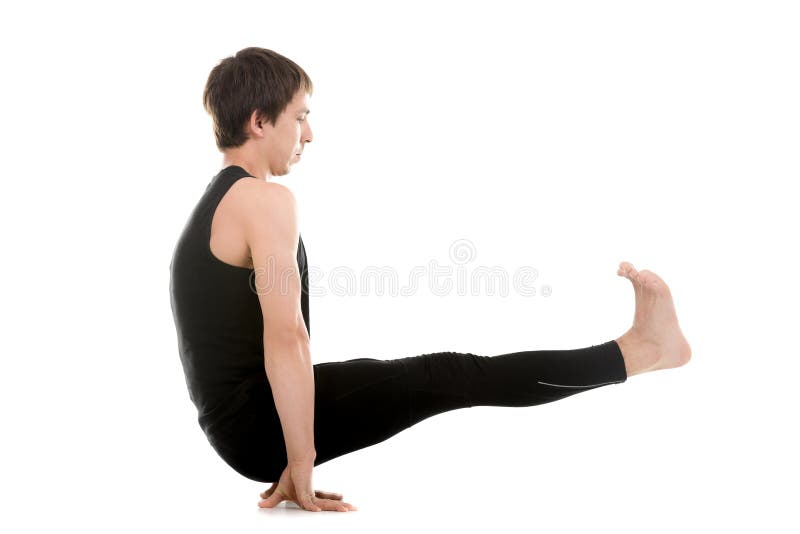 Asana de flutuação da vara imagens de stock royalty free Asana de flutuação da vara imagens de stock royalty free