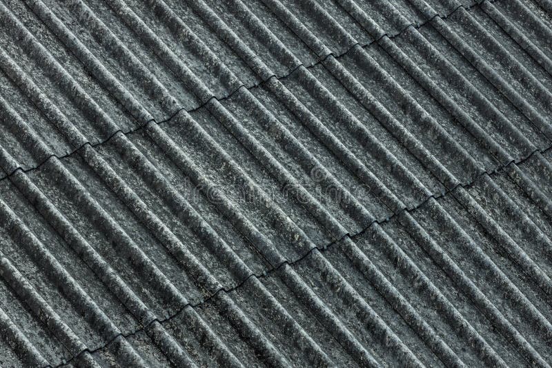 Corrugated asbestos roof