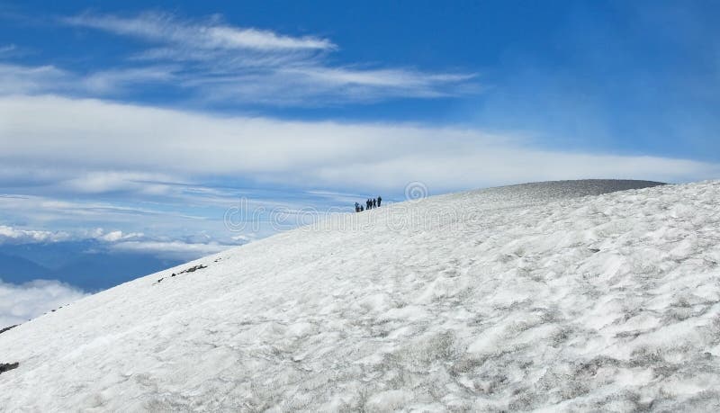 Ascent to the Villarrica Volcano
