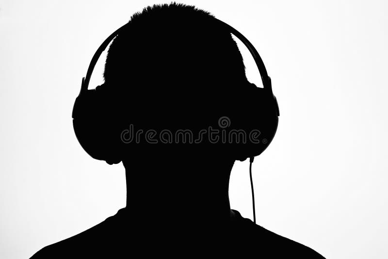 Ascoltando la musica fotografie stock Ascoltando la musica fotografie stock